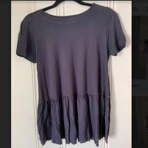 Dark Gray Urban outfitters Peplum top